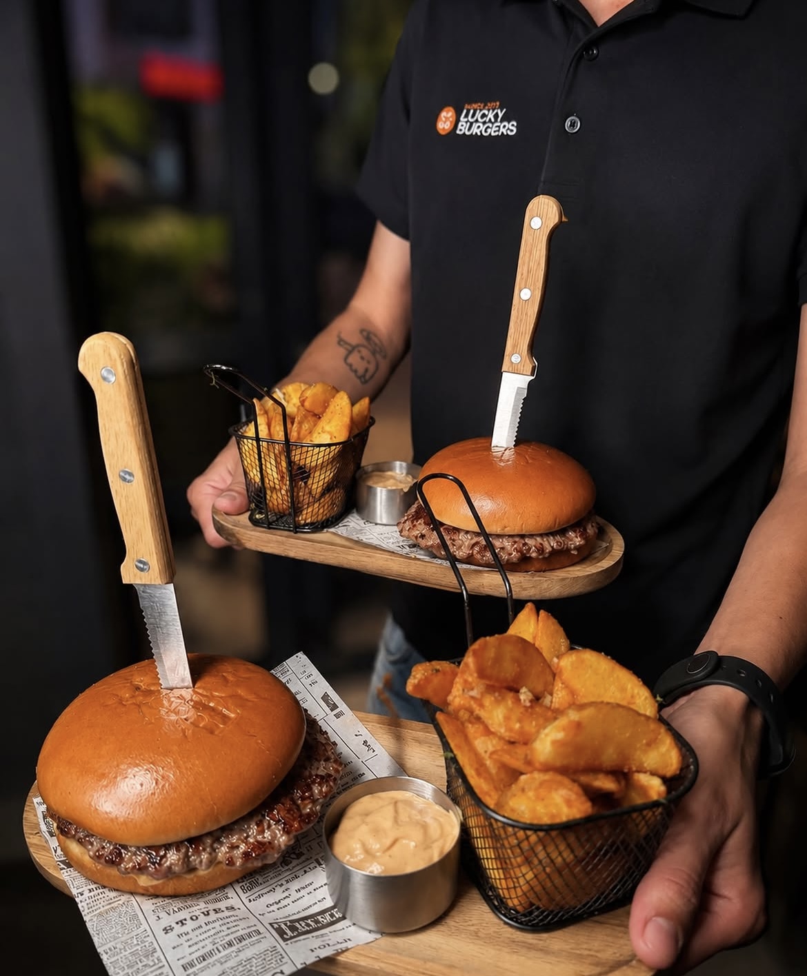 Lucky Burger Budva project materials